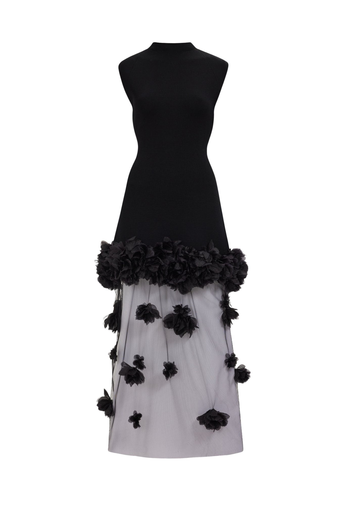 Aje Fleura Knit Midi Dress