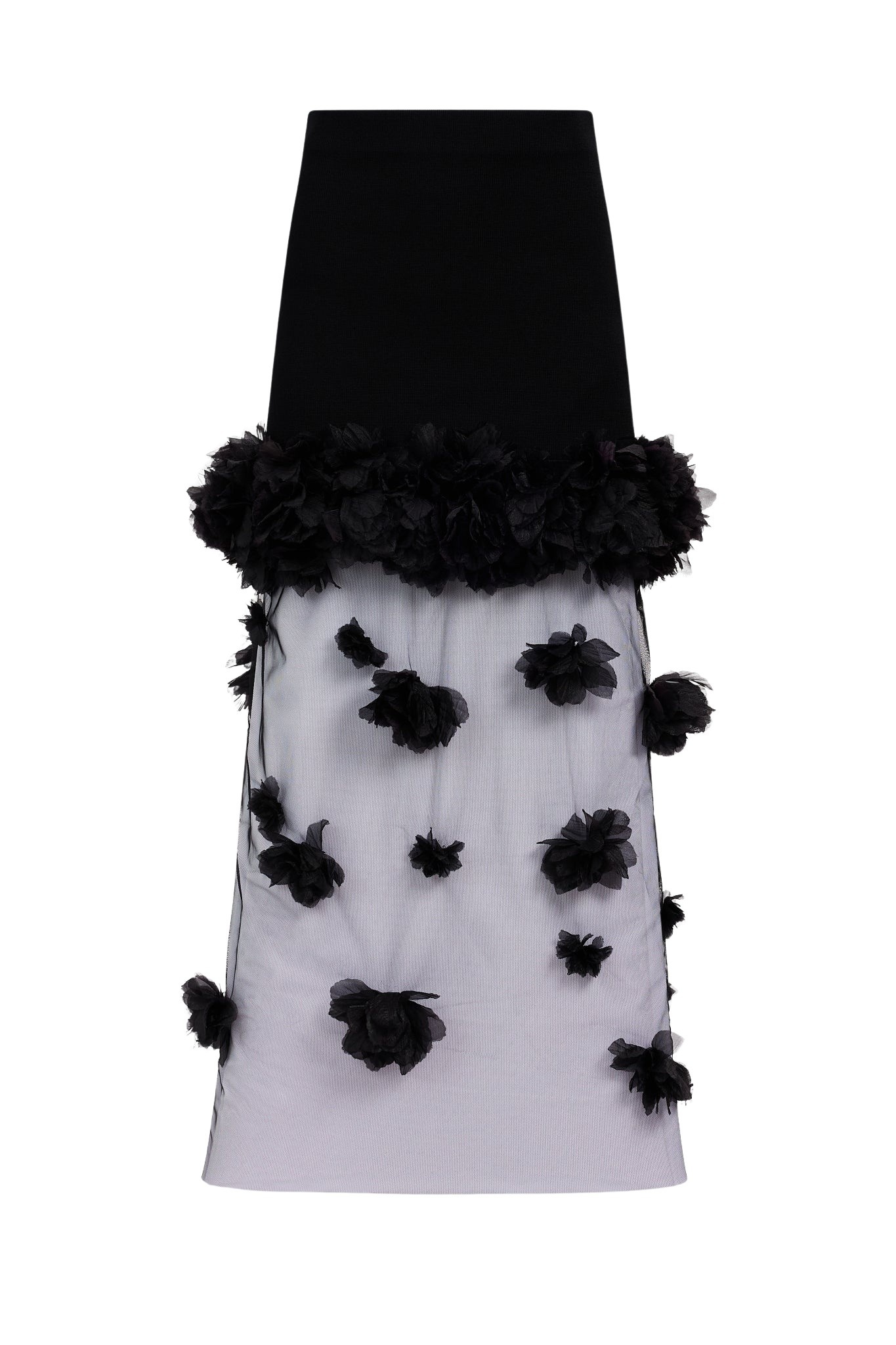 Aje Fleura Knit Midi Skirt