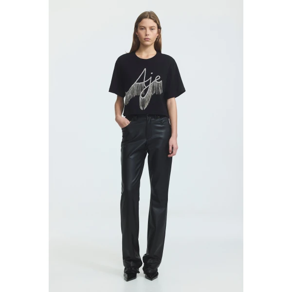 Aje Hollis Embellished Tee Top, view 2