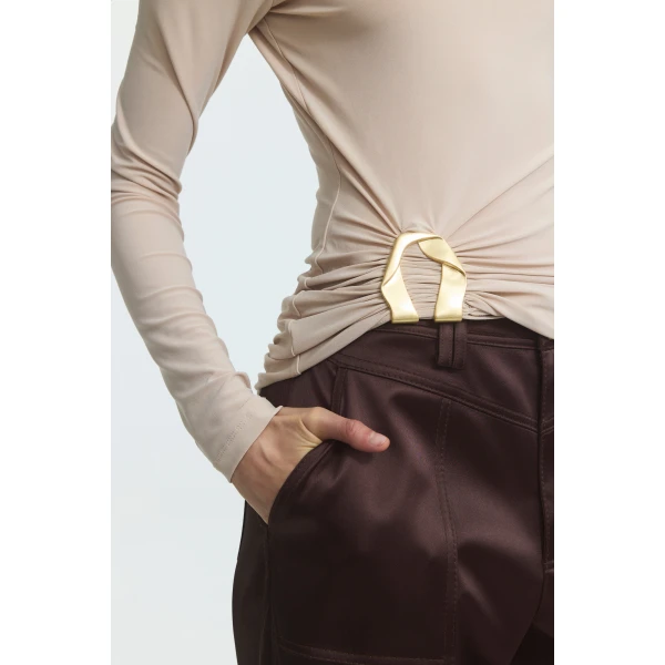 Aje Luma Hardware Jersey Top, view 4