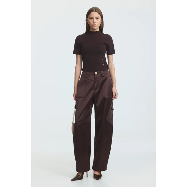 Aje Miri Slim Fit Knit Tee, view 2