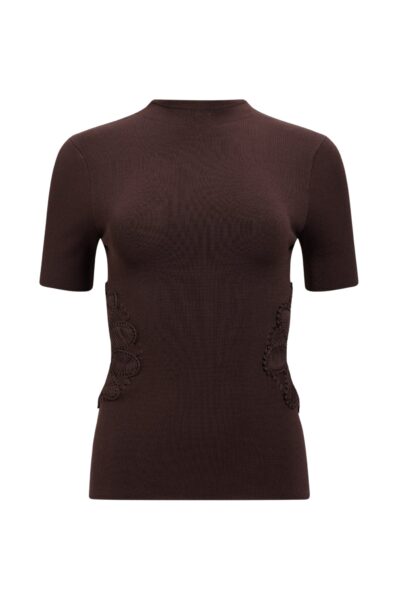 Aje Miri Slim Fit Knit Tee