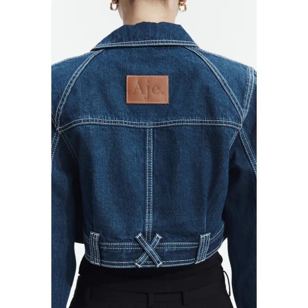 Aje Rylee Denim Jacket, view 4