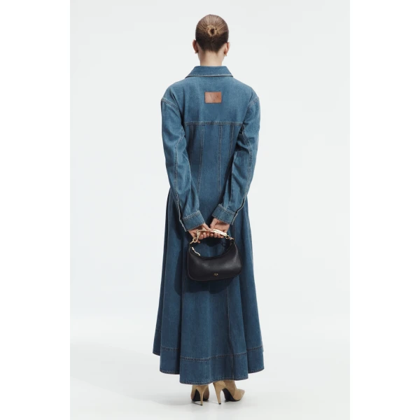 Aje Viva Denim Midi Dress, view 5