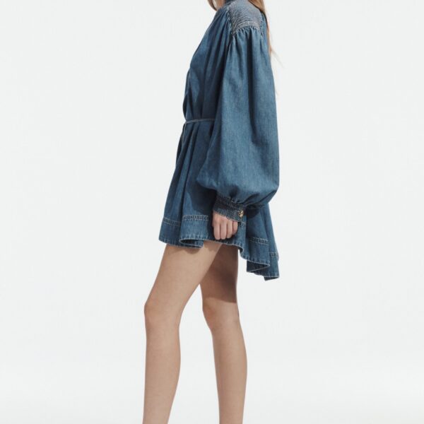 Aje Viva Denim Mini Dress, view 5