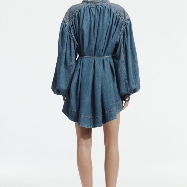 Aje Viva Denim Mini Dress, view 6