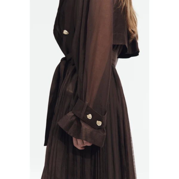 Aje Whisper Trench Coat, view 4