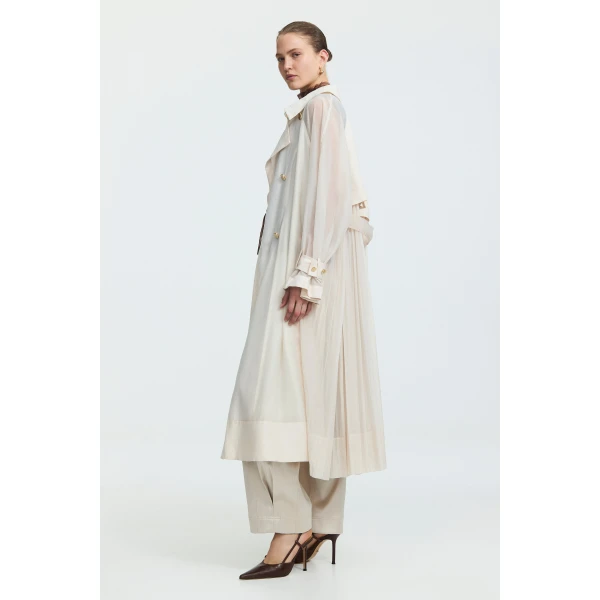 Aje Whisper Trench Coat, view 4