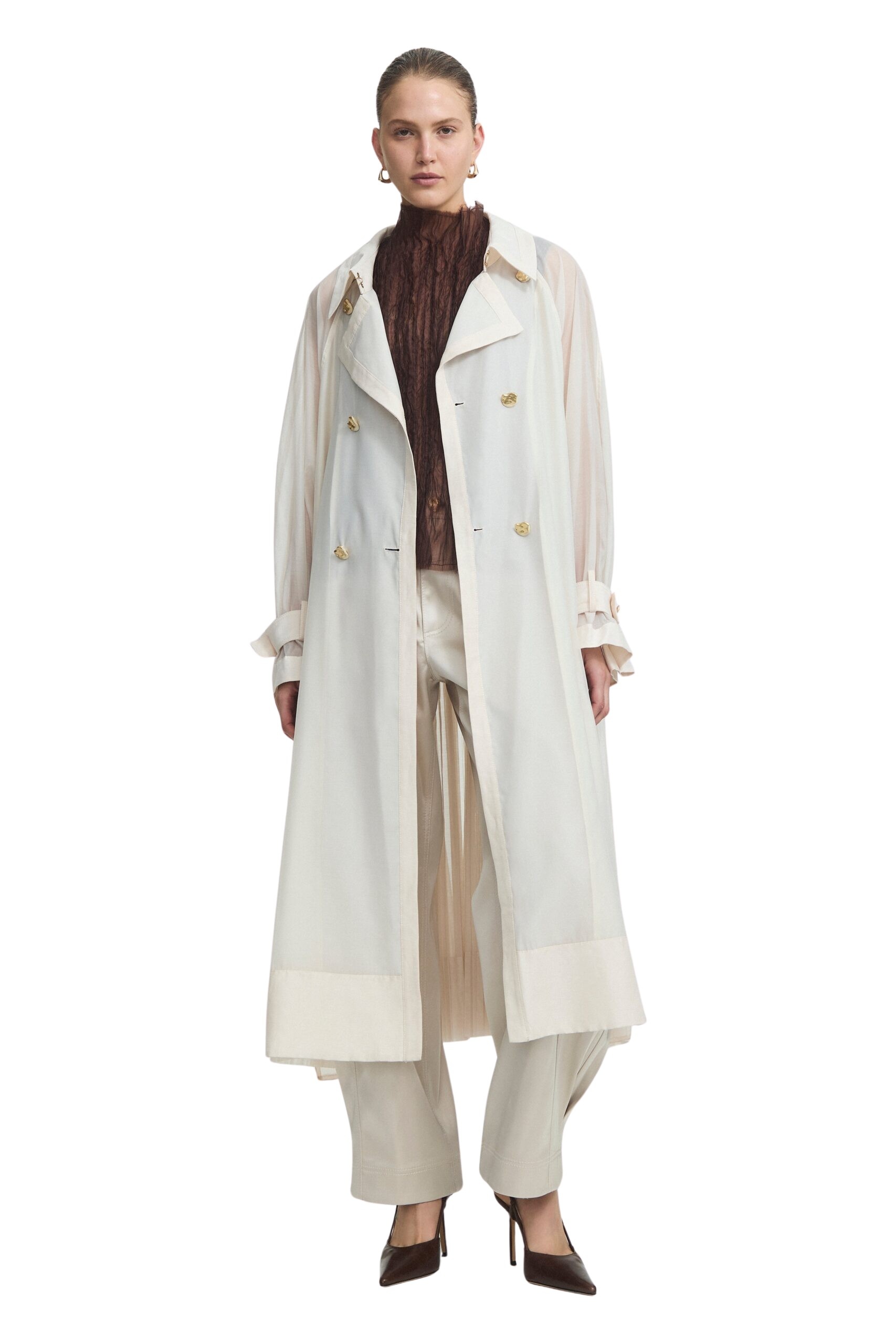 Aje Whisper Trench Coat