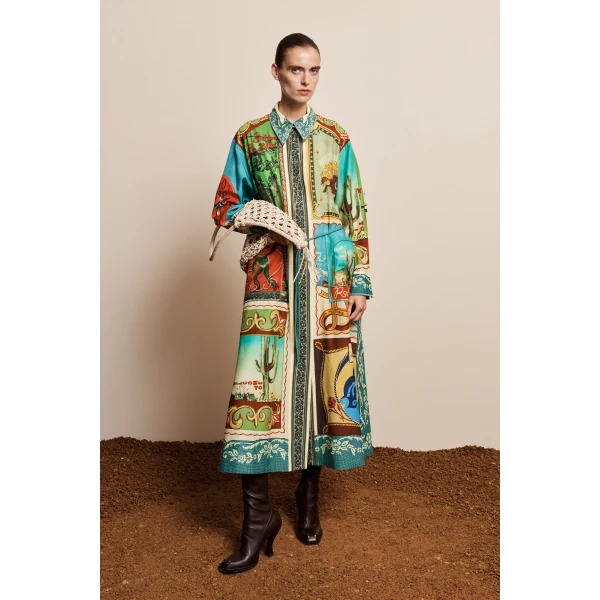 Alemais Ace Shirtdress Dress, view 2