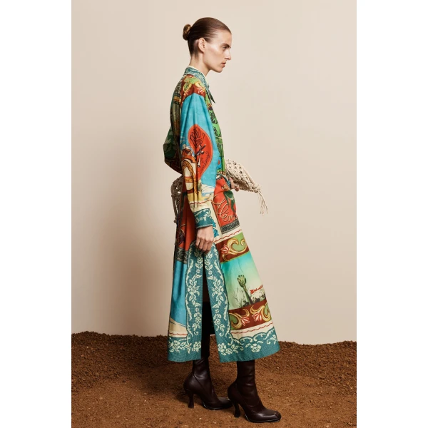 Alemais Ace Shirtdress Dress, view 3
