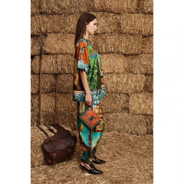 Alemais Ace Silk Shirt, view 3