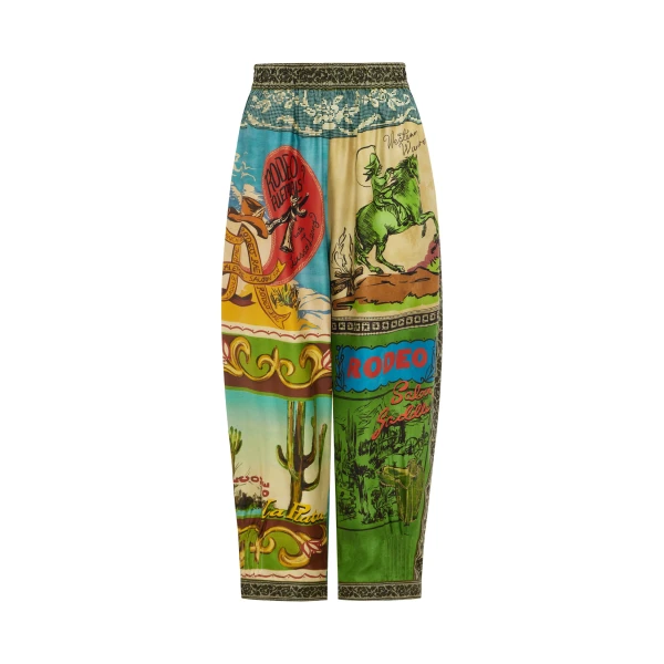 Alemais Ace Tapered Silk Pant