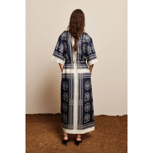 Alemais Banderra Linen Shirtdress Dress, view 4