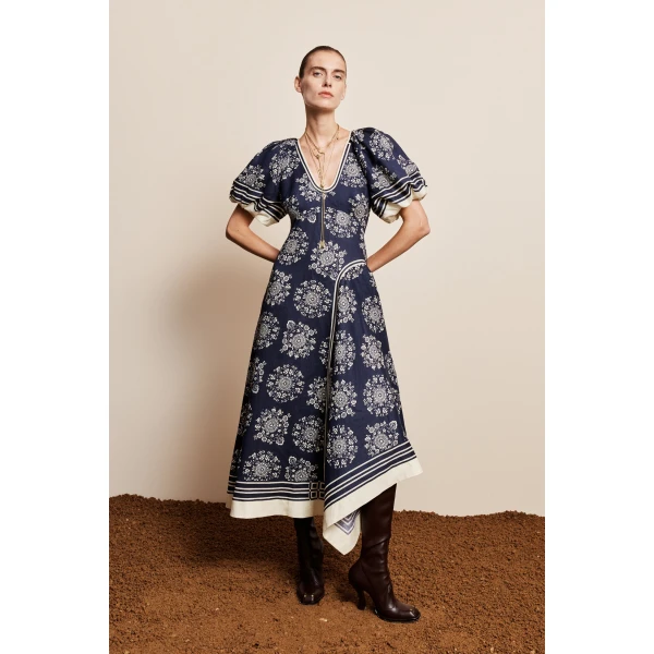 Alemais Banderra Midi Dress, view 2