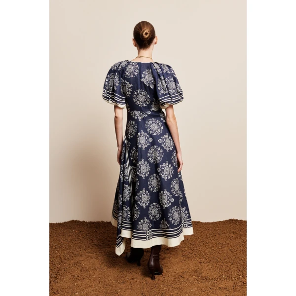 Alemais Banderra Midi Dress, view 4