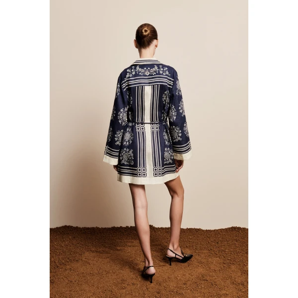 Alemais Banderra Mini Dress, view 4