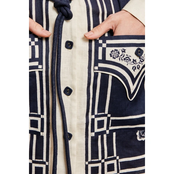 Alemais Banderra Mini Dress, view 5