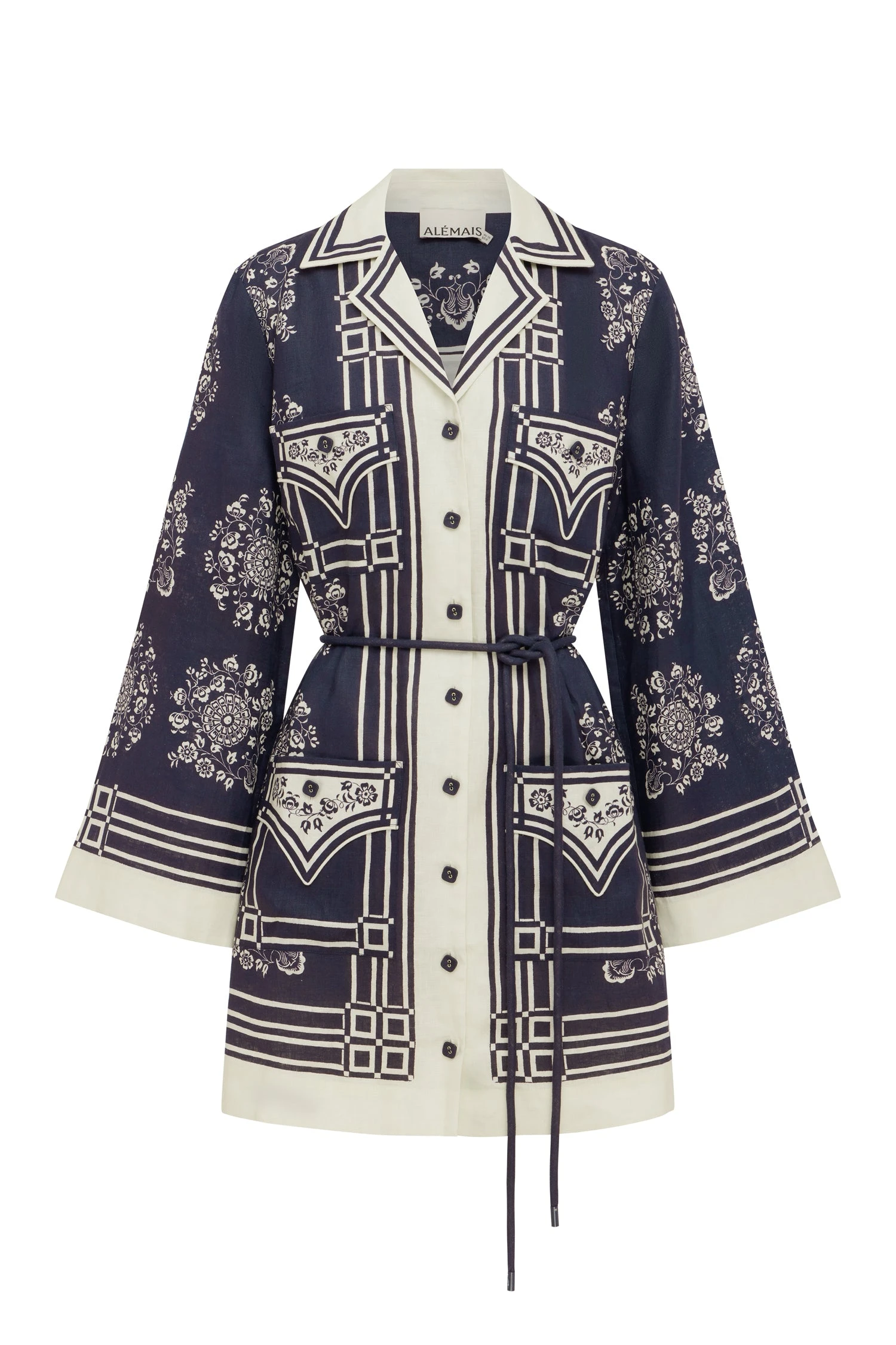Banderra Mini Dress by Alemais - Dresses Alemais Banderra Mini Dress
