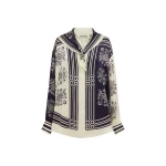 Alemais Banderra Scarf Silk Shirt