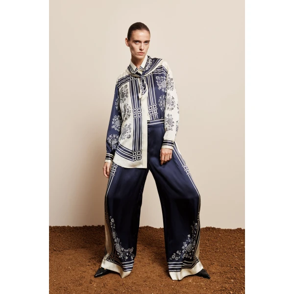 Alemais Banderra Silk Pant, view 6