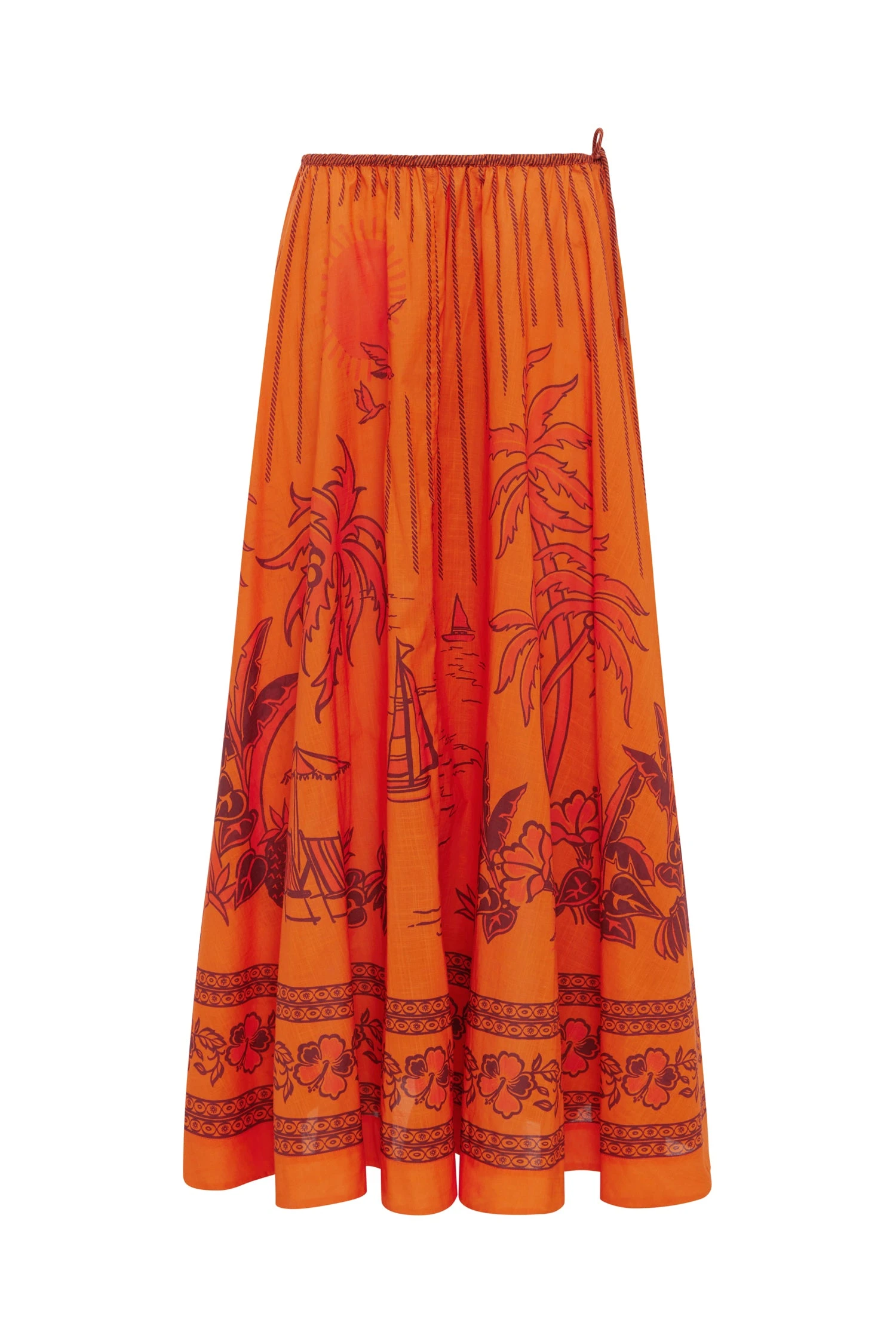 Alemais Boathouse Midi Skirt