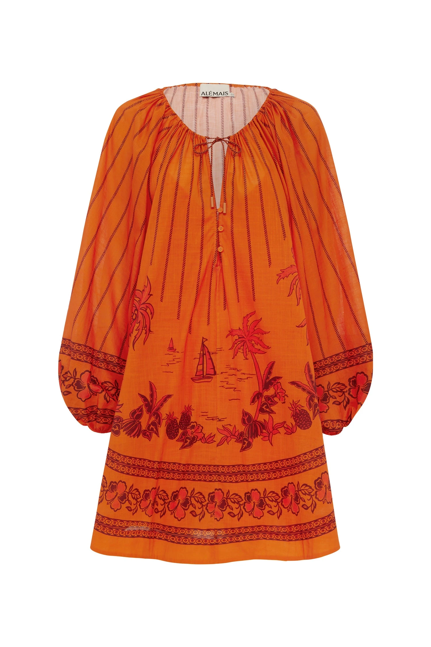 Boathouse Mini Dress by Alemais - Dresses Alemais Boathouse Mini Dress