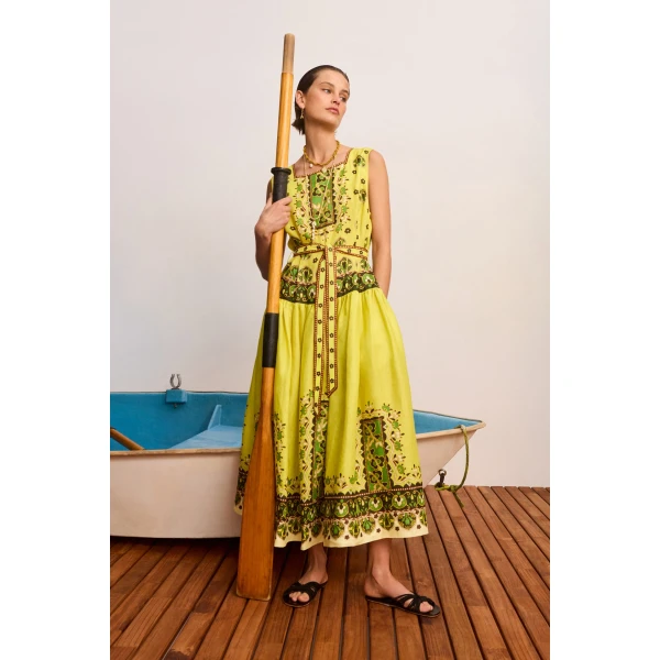 Alemais Bridgette Midi Dress, view 6
