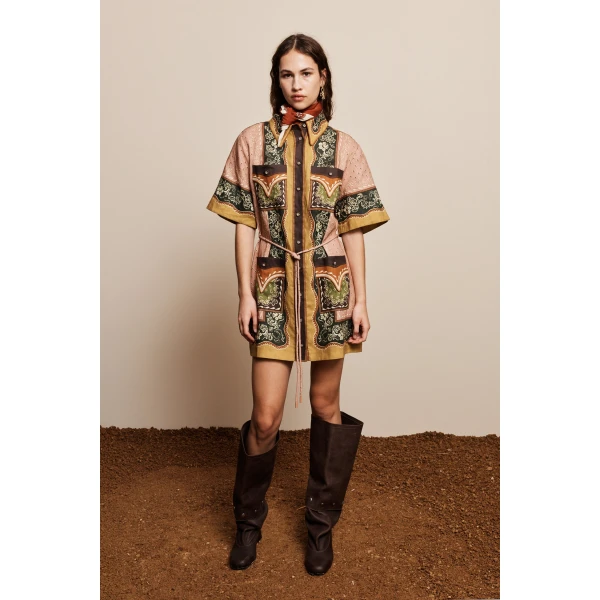 Alemais Darcey Mini Dress, view 2