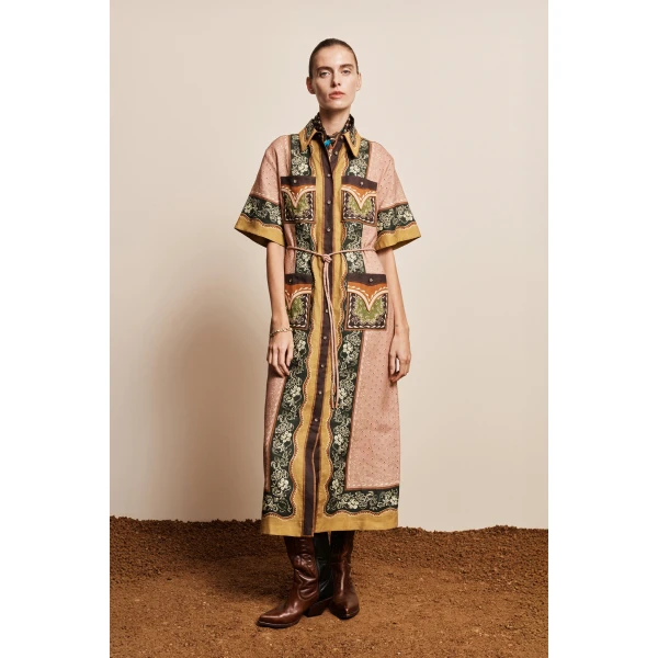 Alemais Darcey Shirtdress Dress, view 2