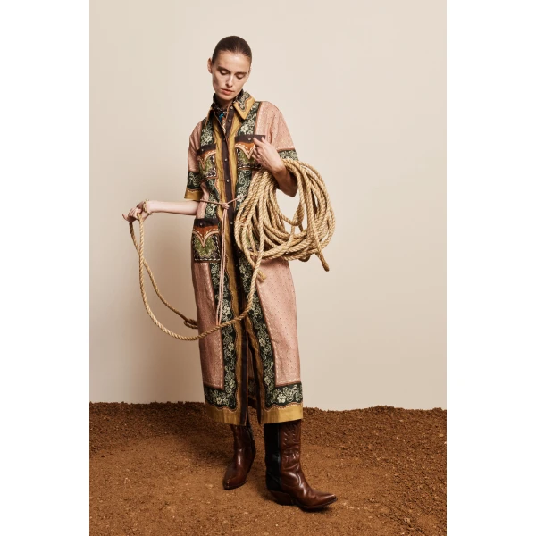 Alemais Darcey Shirtdress Dress, view 6