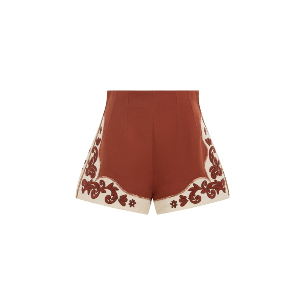 Alemais Duke Embroidered Short