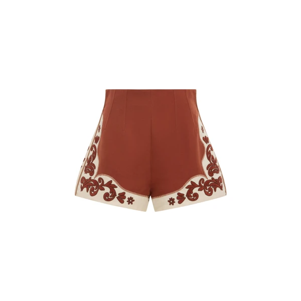 Duke Embroidered Short
