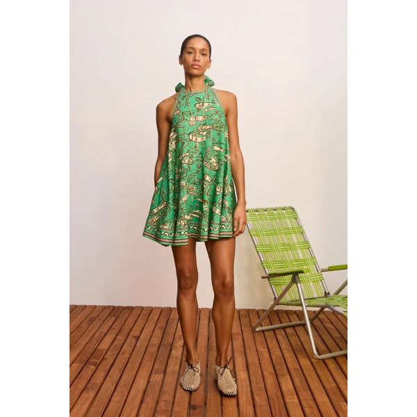 Alemais Fish Sticks Mini Dress, view 2