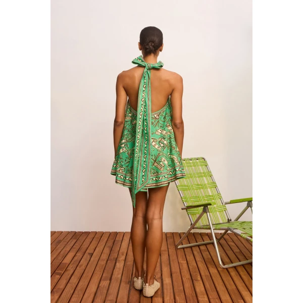 Alemais Fish Sticks Mini Dress, view 4