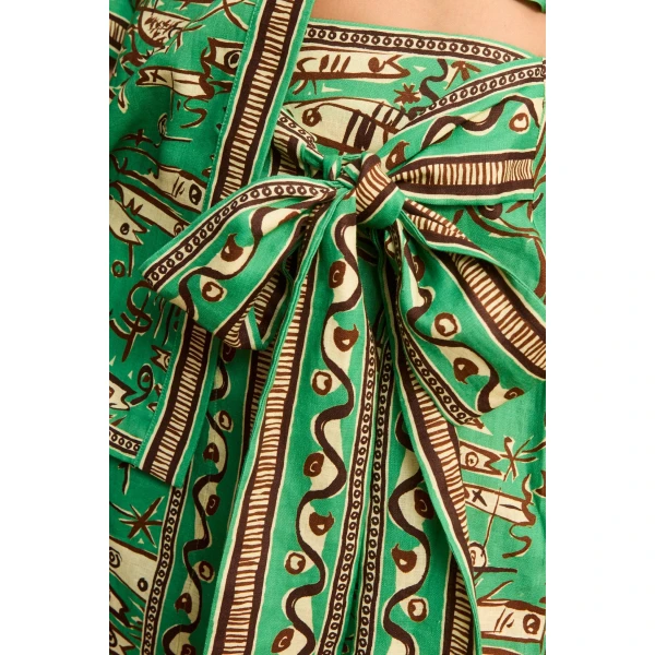 Alemais Fish Sticks Sarong Skirt, view 5