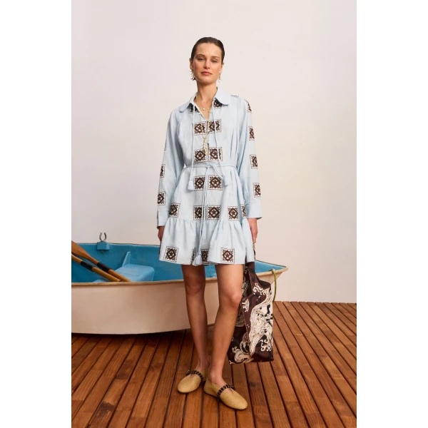 Alemais Grace Mini Dress, view 2
