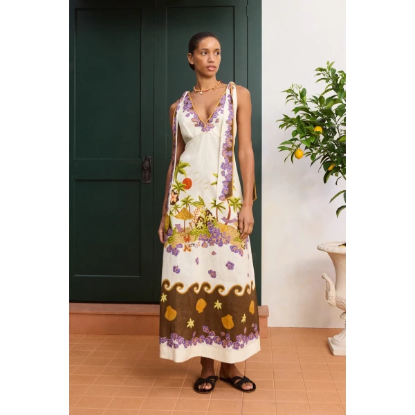 Alemais Island Cove Ballet Day Dress, view 2