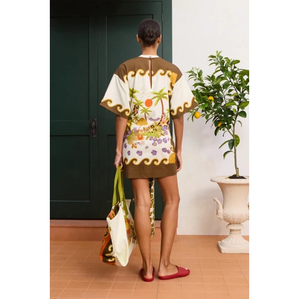 Alemais Island Cove Mini Dress, view 4