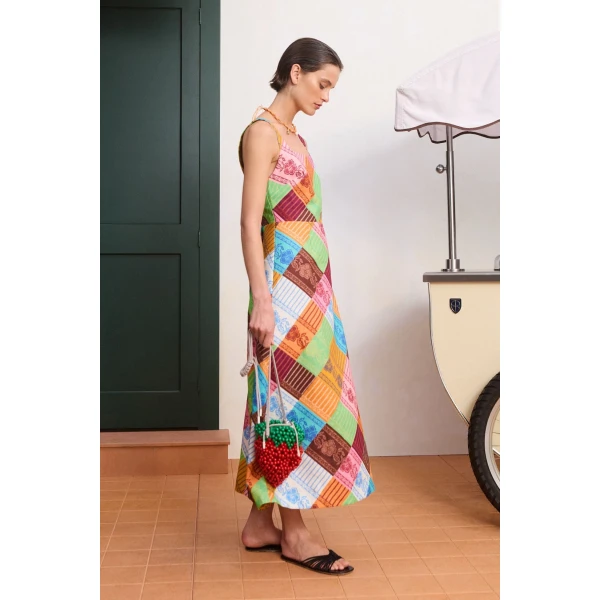 Alemais Kaleidoscope Midi Dress, view 3
