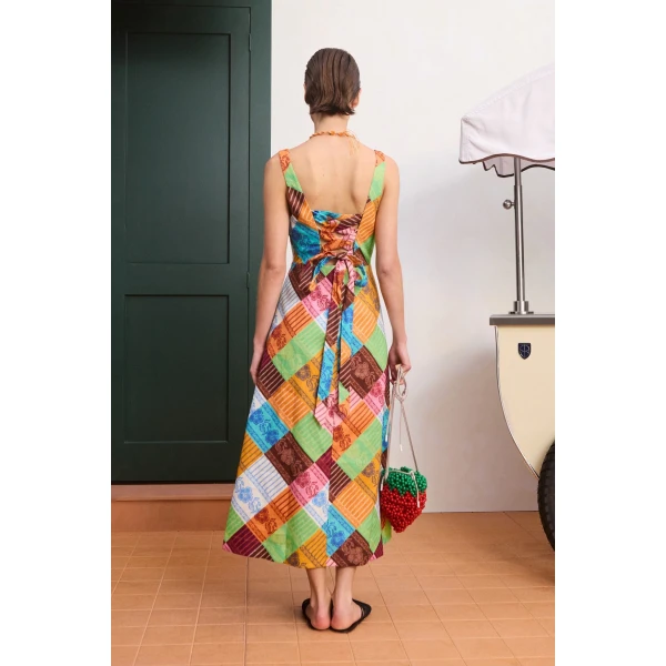 Alemais Kaleidoscope Midi Dress, view 4
