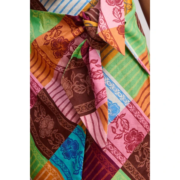 Alemais Kaleidoscope Sarong Skirt, view 5