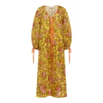 Alemais Kitty Tie Front Shirtdress Dress