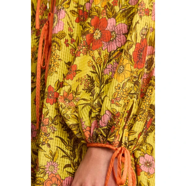 Alemais Kitty Tie Front Shirtdress Dress, view 5