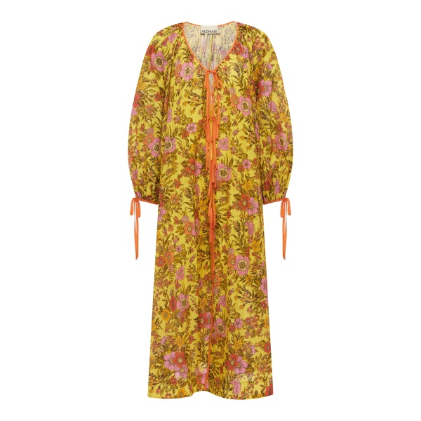 Alémais Kitty Tie Front Shirtdress