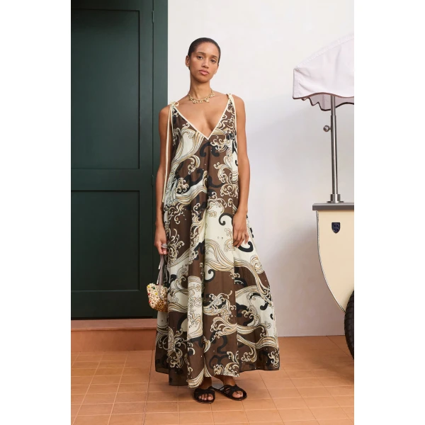 Alemais Otis Midi Dress, view 2