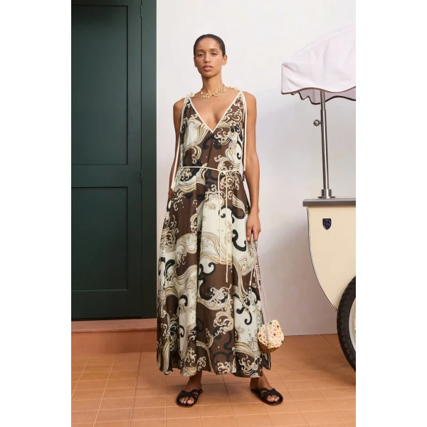 Alemais Otis Midi Dress, view 6