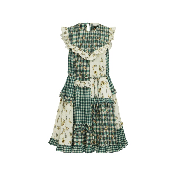 Alemais Outrider Seersucker Mini Dress
