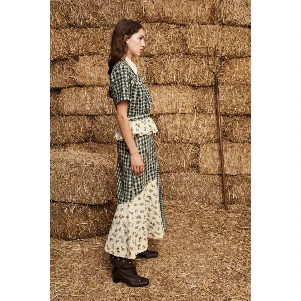 Alemais Outrider Seersucker Skirt, view 3