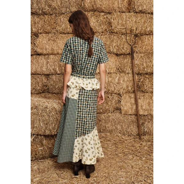 Alemais Outrider Seersucker Skirt, view 4